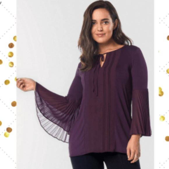 Ruby Ribbon Tops - Ruby Ribbon Boho Tunic #1507 NWOT